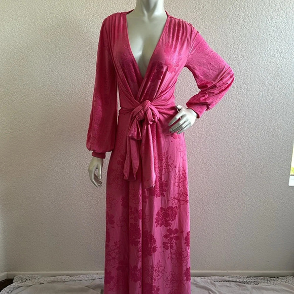 Zara Jacquard wrap Dress - Picture 7 of 12